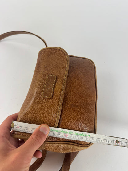 Sac Courreges vintage en cuir marron