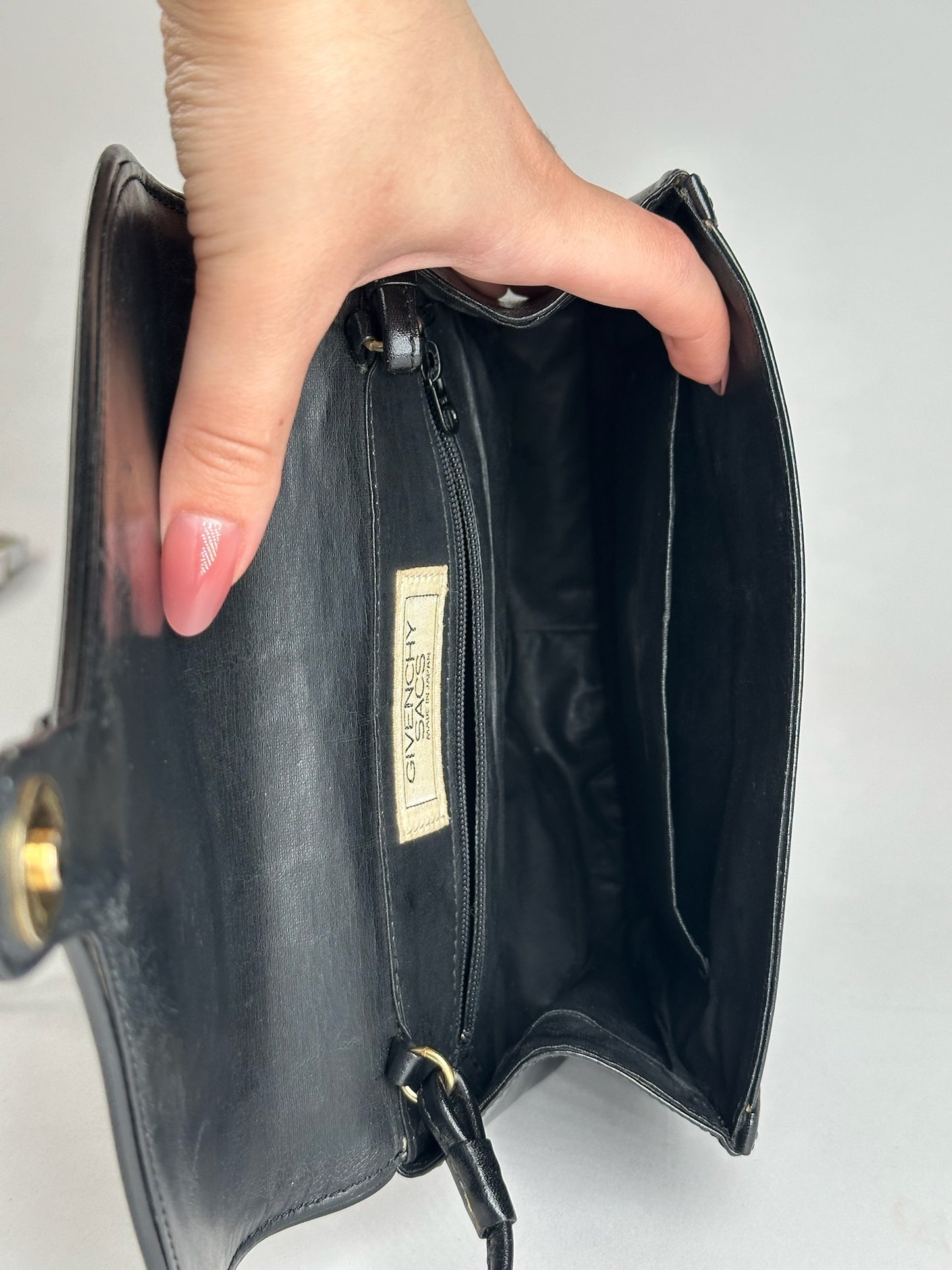 Vintage Givenchy Leather Bag black
