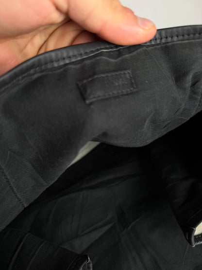 Vintage Balenciaga Logo Shopper black white