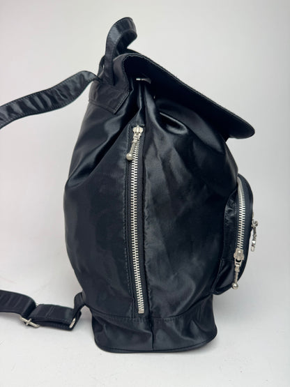 Vintage Courreges Polyester Backpack Black