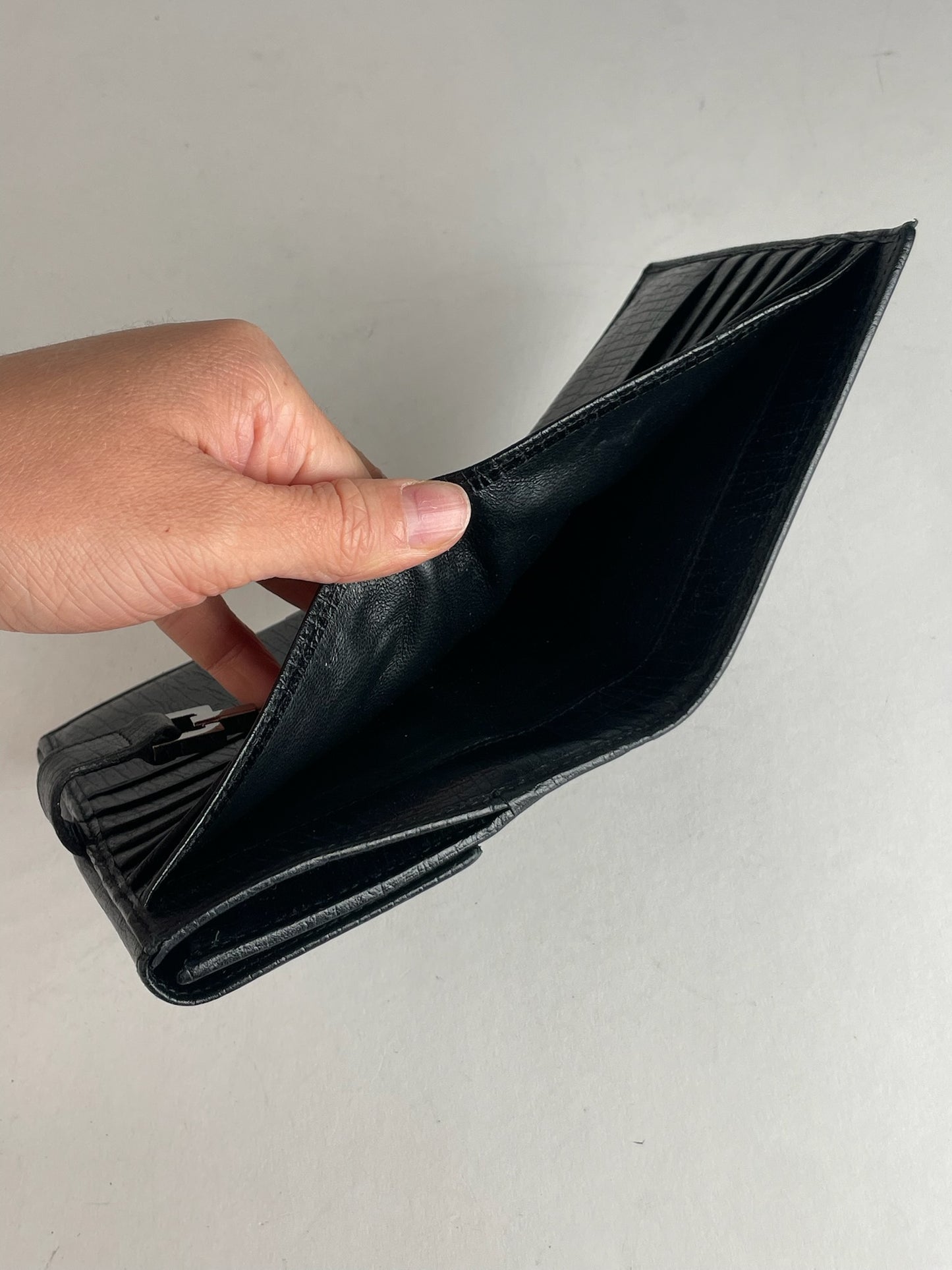 Vintage Gucci Jackie Monogram Wallet Black