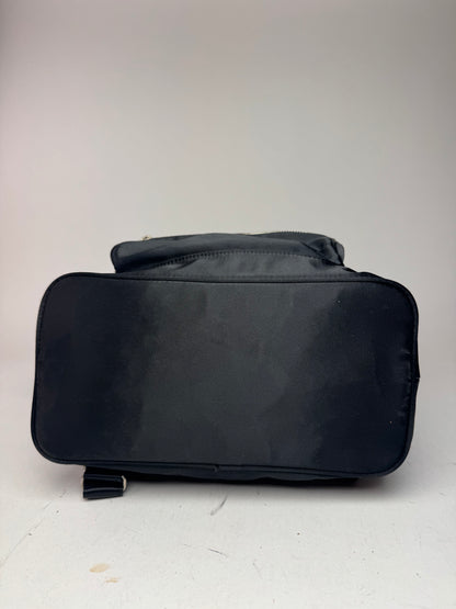 Vintage Courreges Polyester Backpack Black