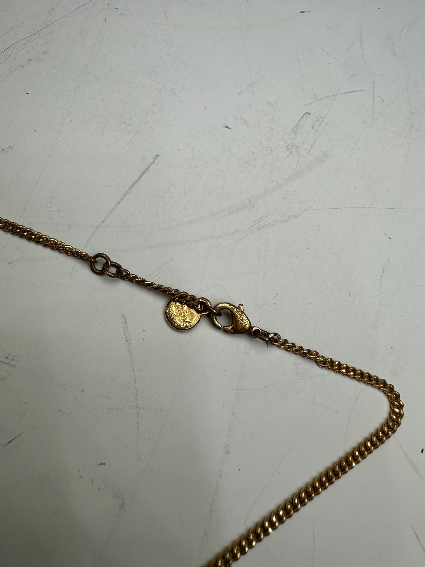 Vintage Chloe Gold-Tone Chain Necklace Early 2000s