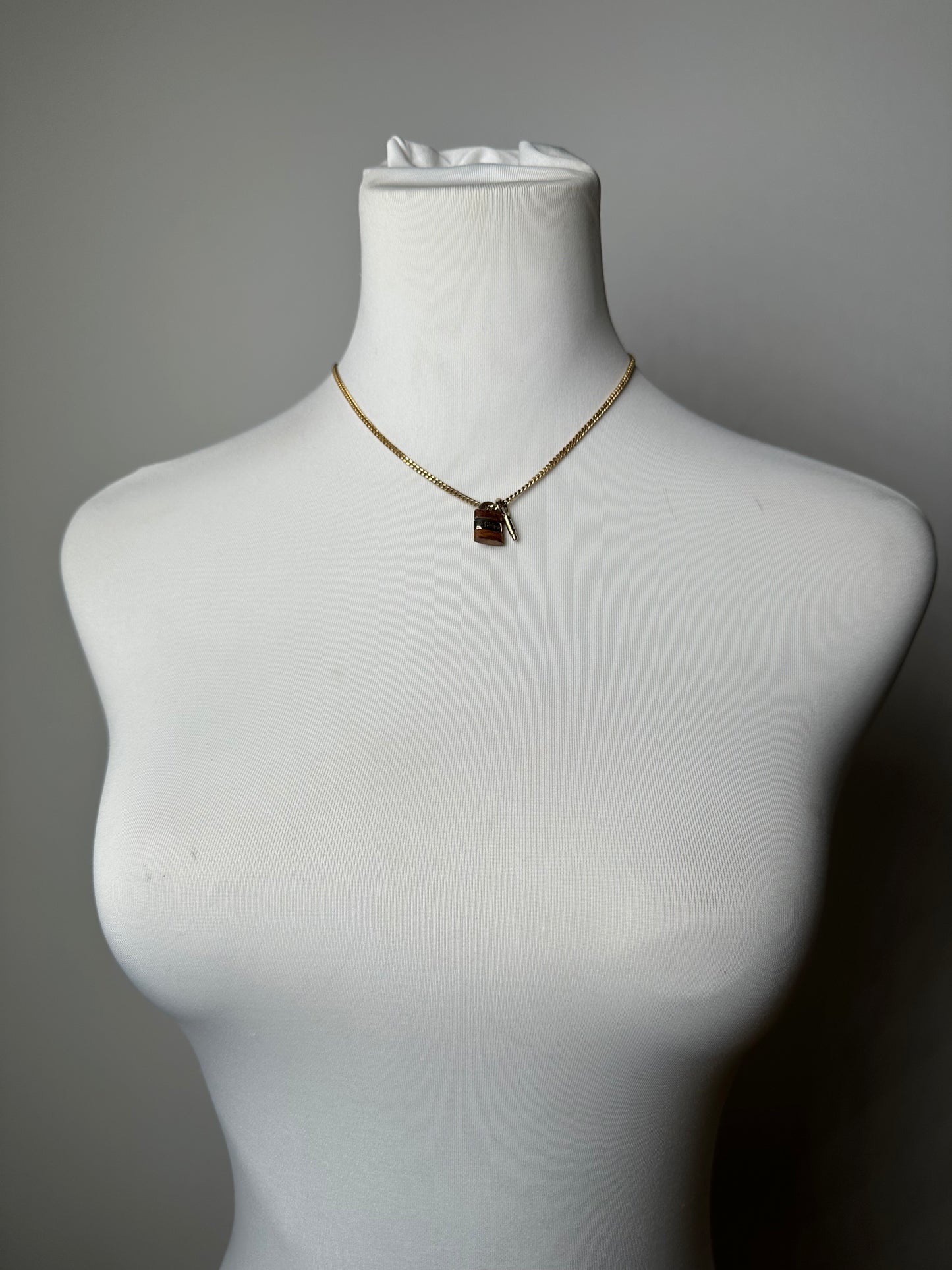 Vintage Chloe Gold-Tone Chain Necklace Early 2000s