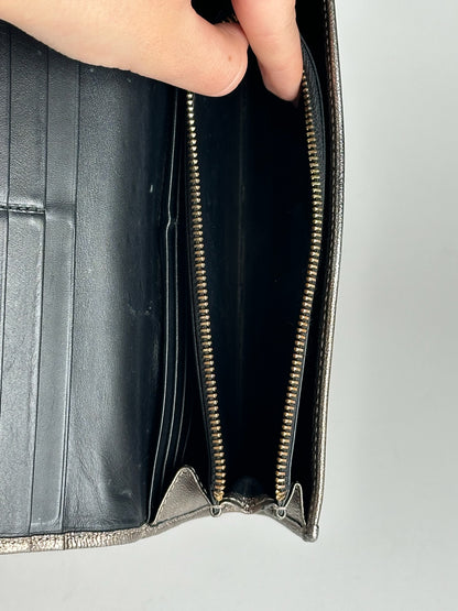 Portefeuille vintage en cuir Loewe Madrid Bronze