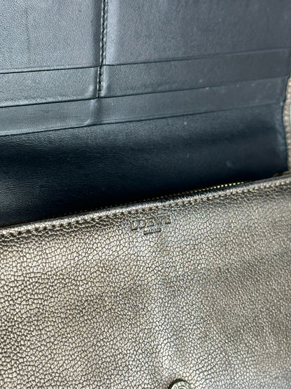 Portefeuille vintage en cuir Loewe Madrid Bronze