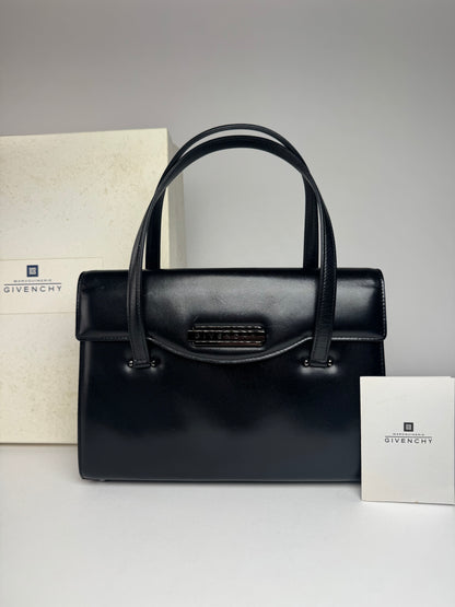 Vintage Givenchy Leather Handbag black