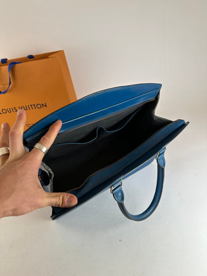 Vintage Louis Vuitton EPI Leather Handbag Blue