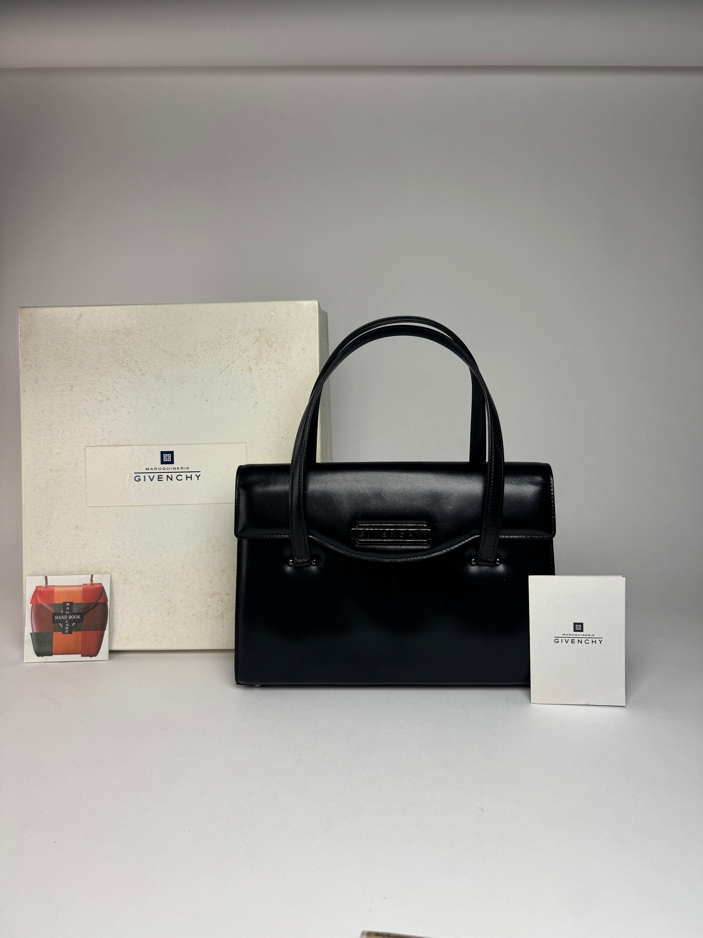 Vintage Givenchy Leather Handbag black