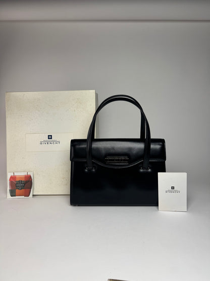 Vintage Givenchy Leather Handbag black