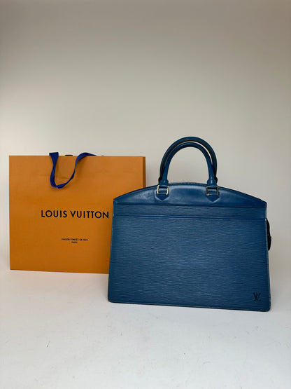 Vintage Louis Vuitton EPI Leather Handbag Blue
