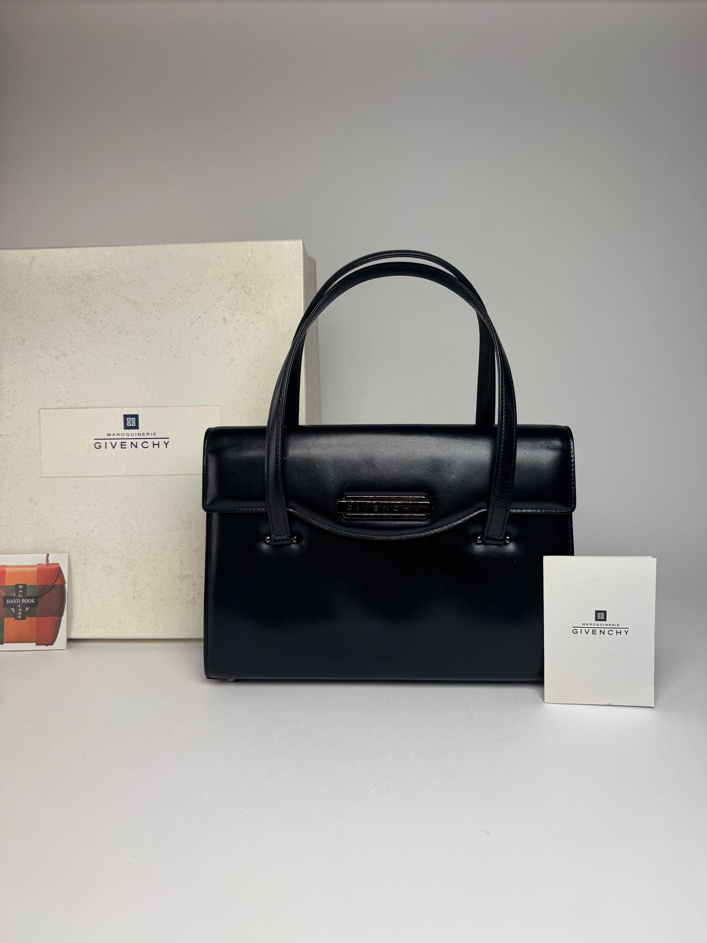 Vintage Givenchy Leather Handbag black