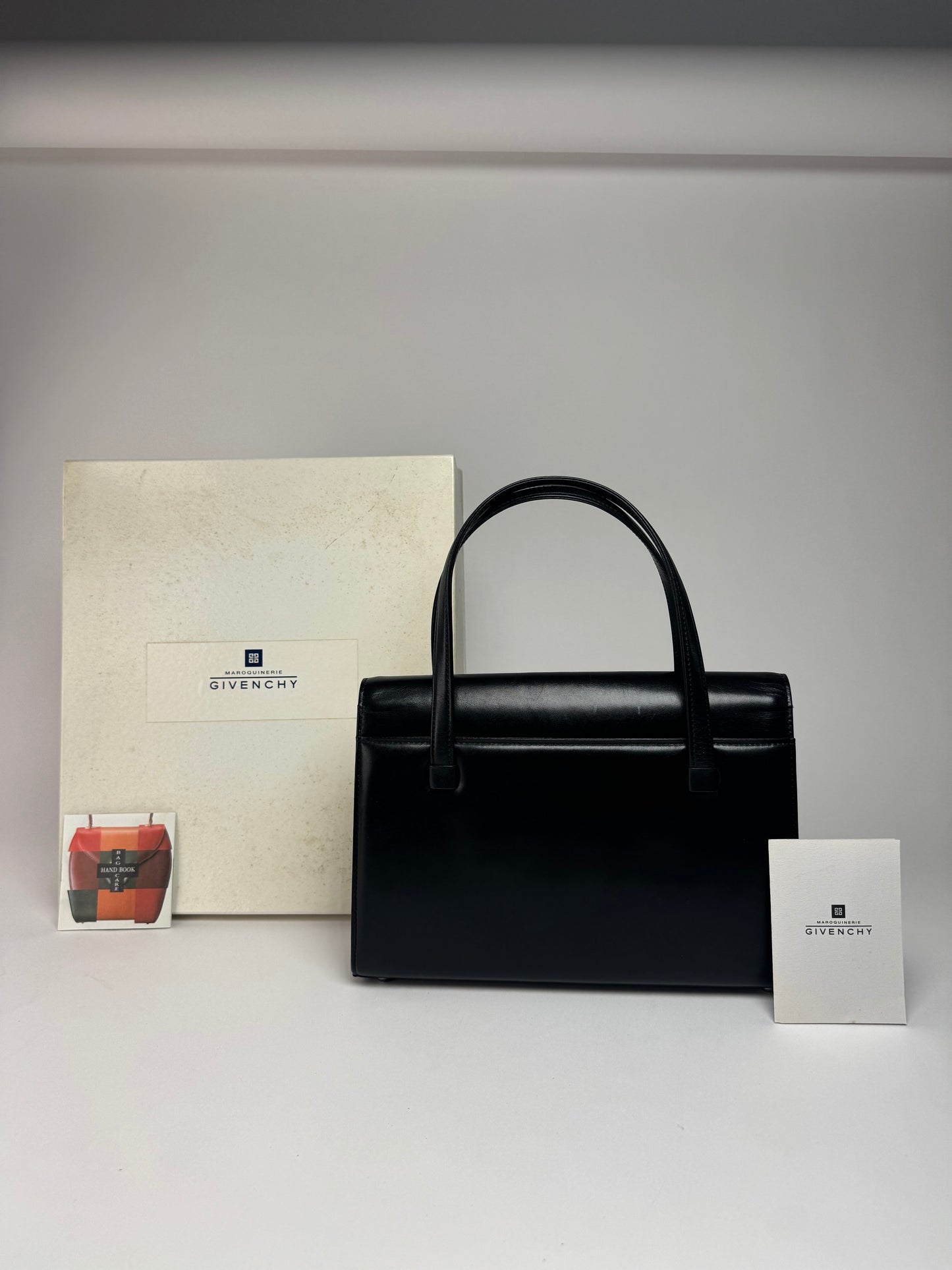 Vintage Givenchy Leather Handbag black