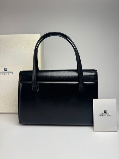 Vintage Givenchy Leather Handbag black