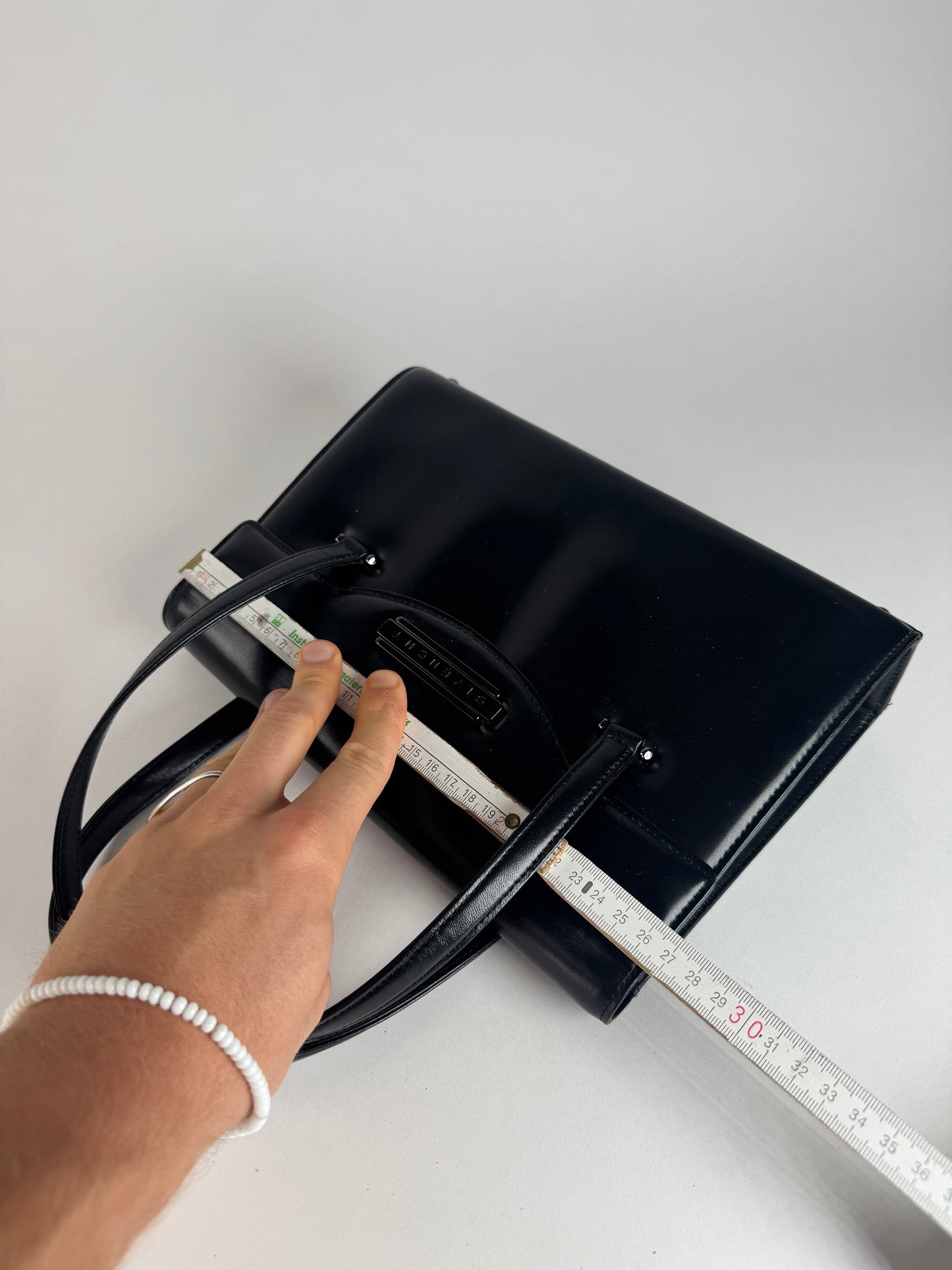 Vintage Givenchy Leather Handbag black