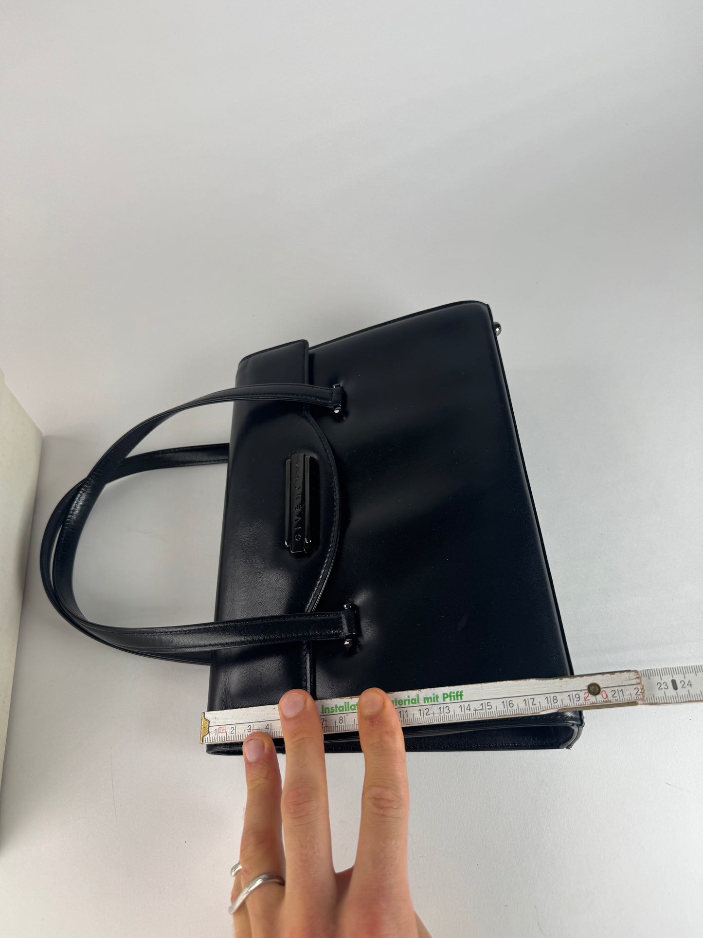 Vintage Givenchy Leather Handbag black