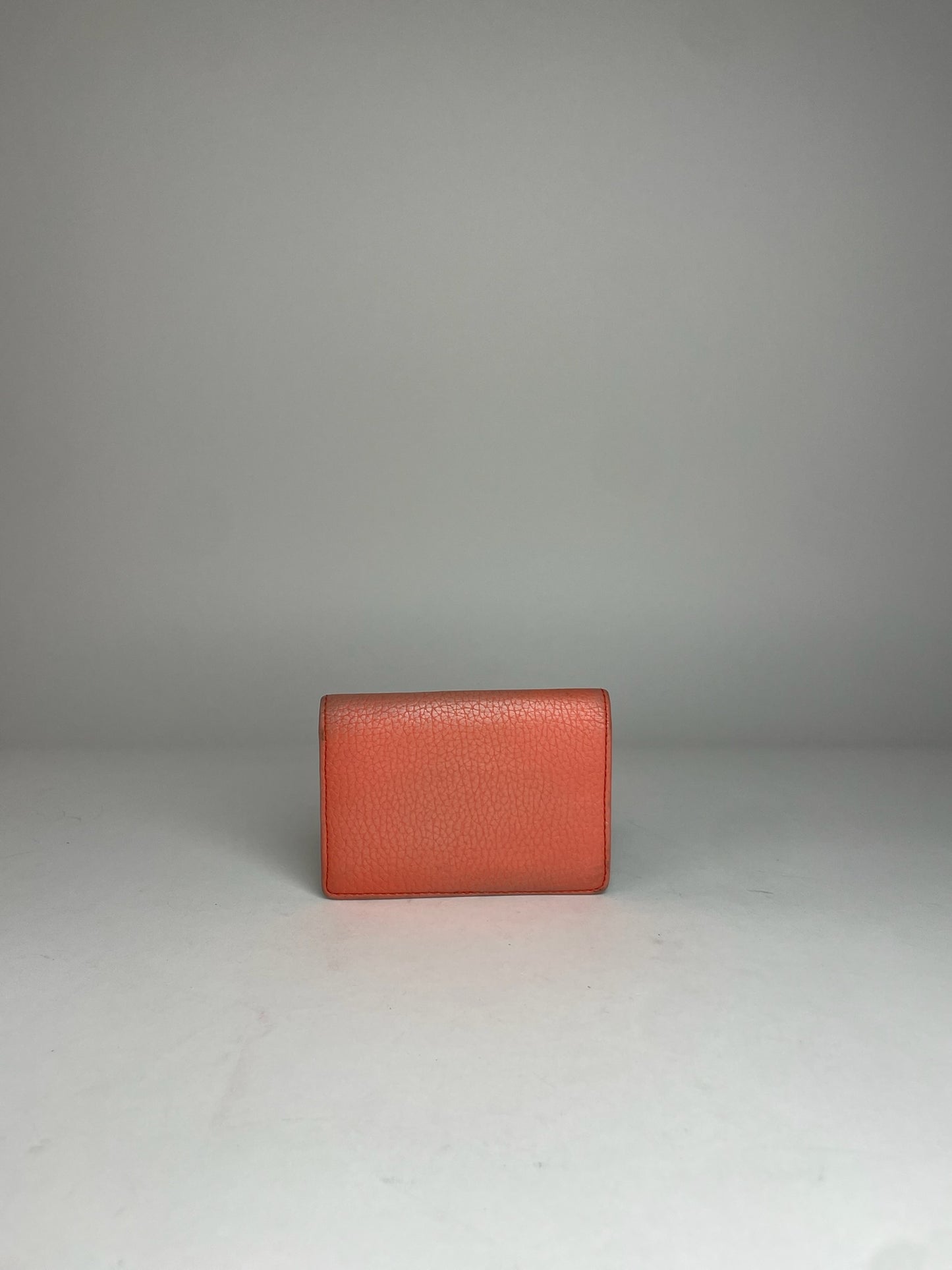 Vintage Vivienne Westwood Leather Card Holder Orange Blue Navy