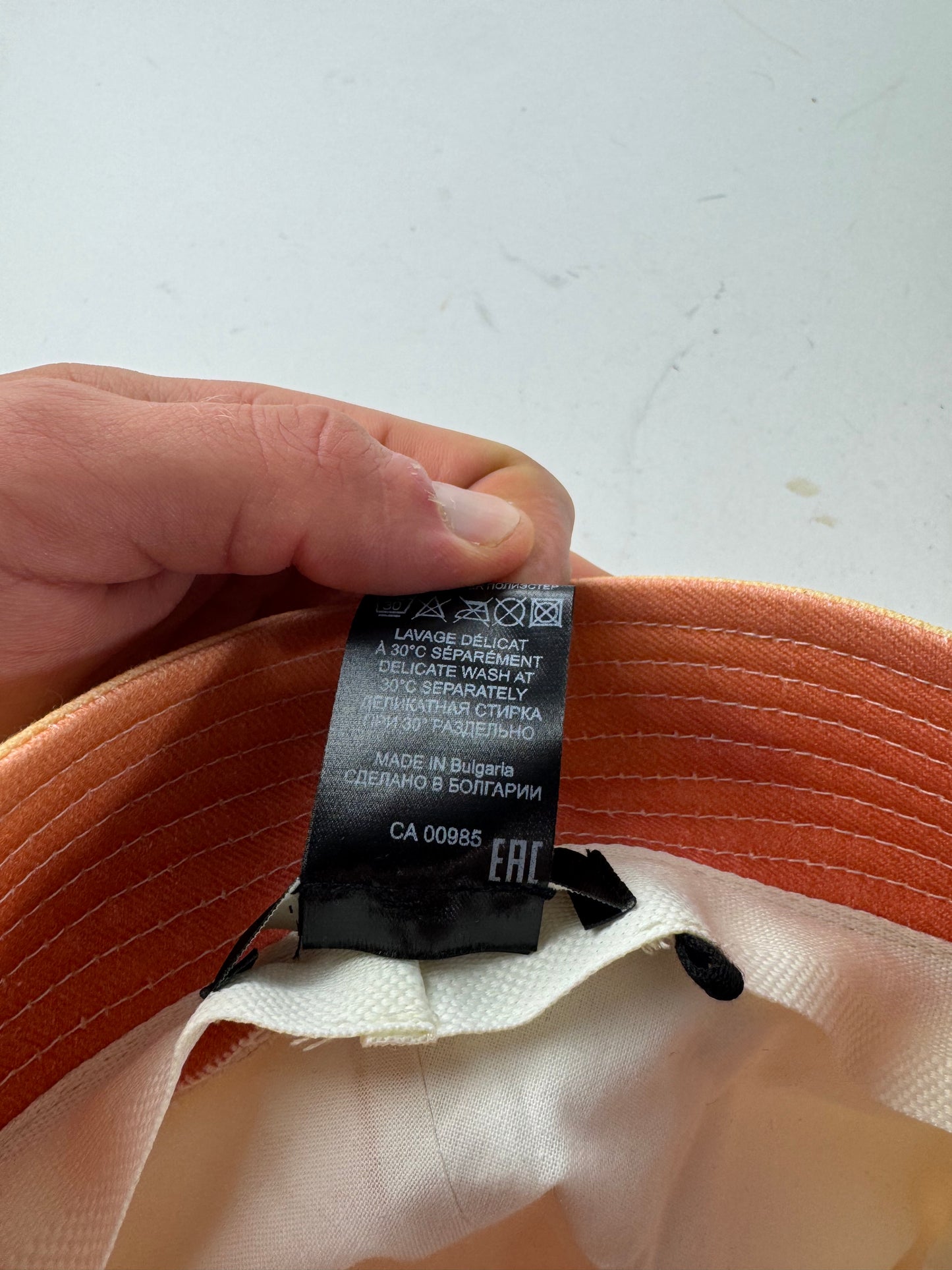 Isabel Marant Logo Bucket Hat Yellow Orange