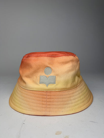 Isabel Marant Logo Bucket Hat Yellow Orange
