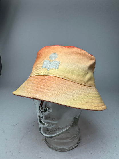 Isabel Marant Logo Bucket Hat Yellow Orange