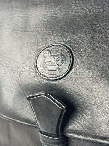 Vintage Celine Paris Leather clutch Black