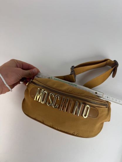 Vintage Moschino Crossbody Bag green Brown