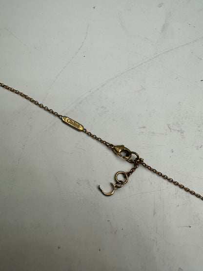 Vintage Chloe Gold-Tone Charm Necklace France
