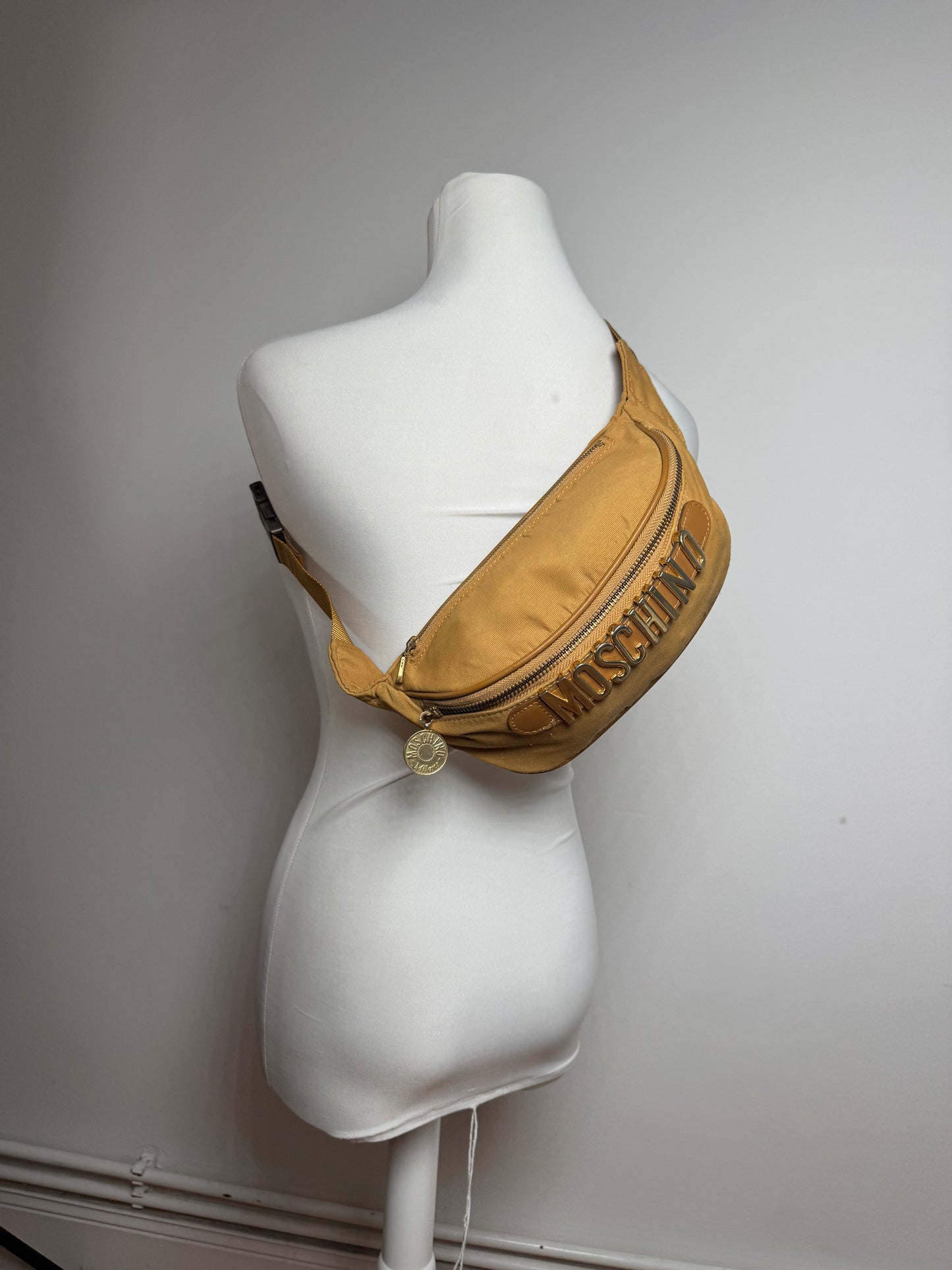 Vintage Moschino Crossbody Bag green Brown