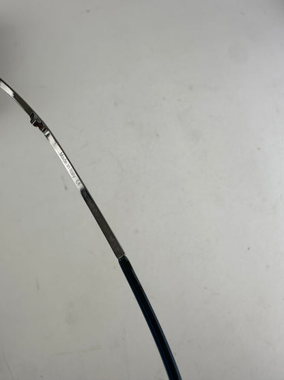 Vintage Celine Paris Rimless Sunglasses Silver Blue