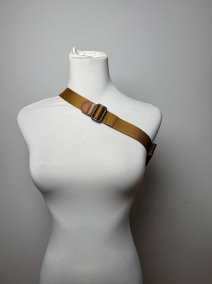 Vintage Moschino Crossbody Bag green Brown