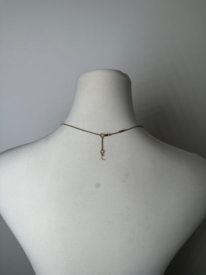 Vintage Chloe Gold-Tone Charm Necklace France