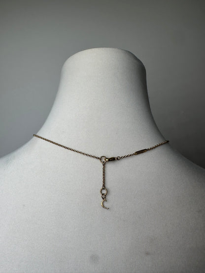 Vintage Chloe Gold-Tone Charm Necklace France