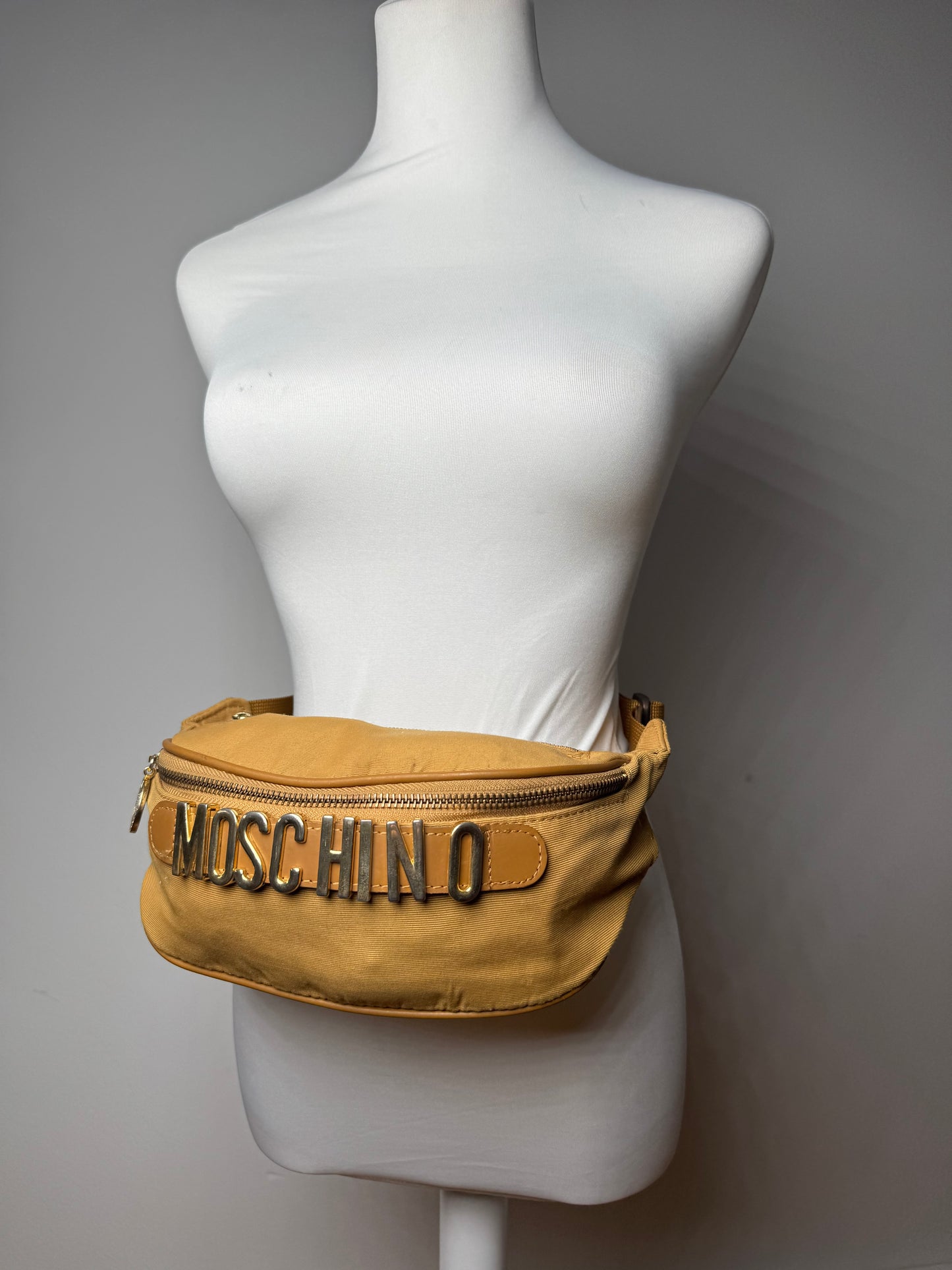 Vintage Moschino Crossbody Bag green Brown