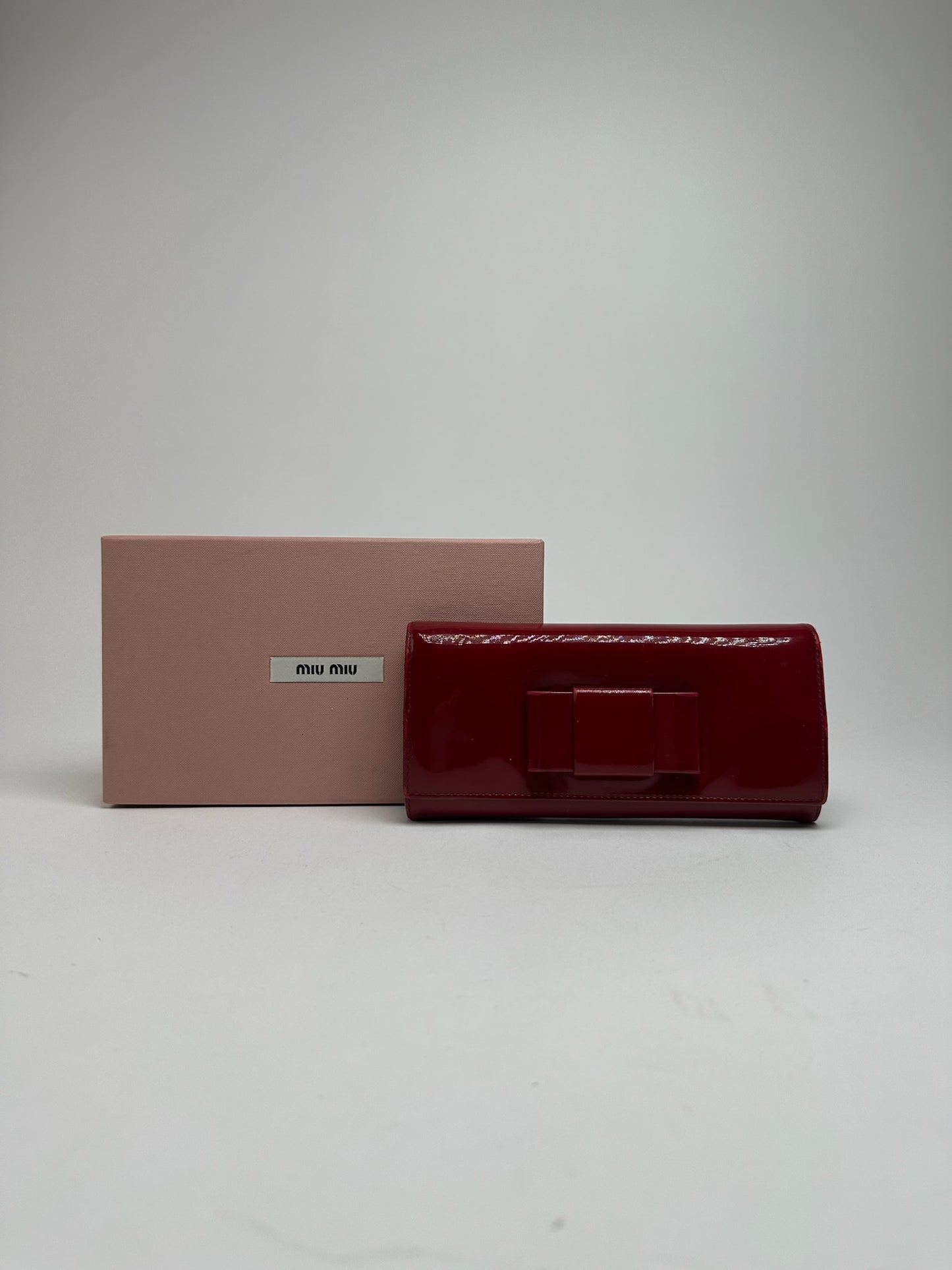 Vintage Miu Miu Patent Leather wallet pink