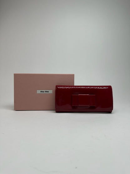 Vintage Miu Miu Patent Leather wallet pink