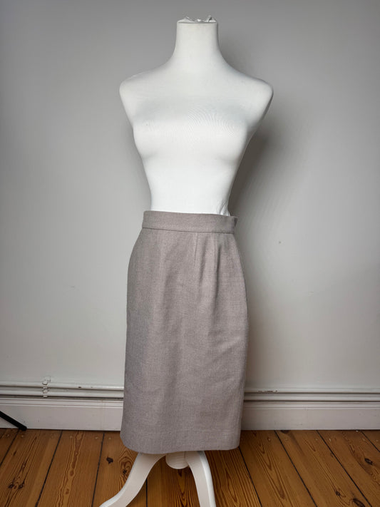 Jupe en laine Dior vintage écru LL