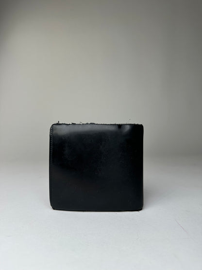 Vintage Cartier Leather Bifold Wallet Black