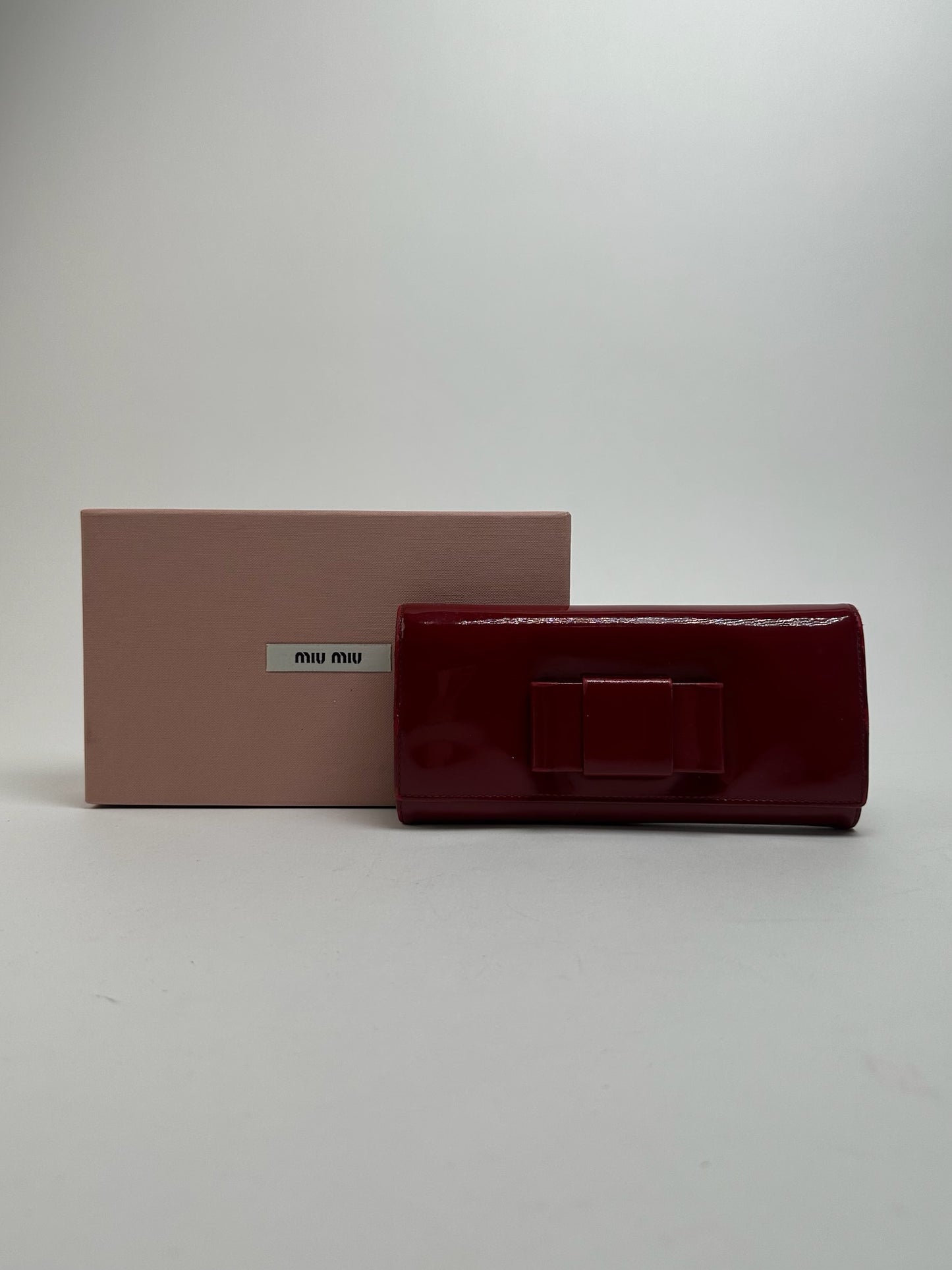 Vintage Miu Miu Patent Leather wallet pink