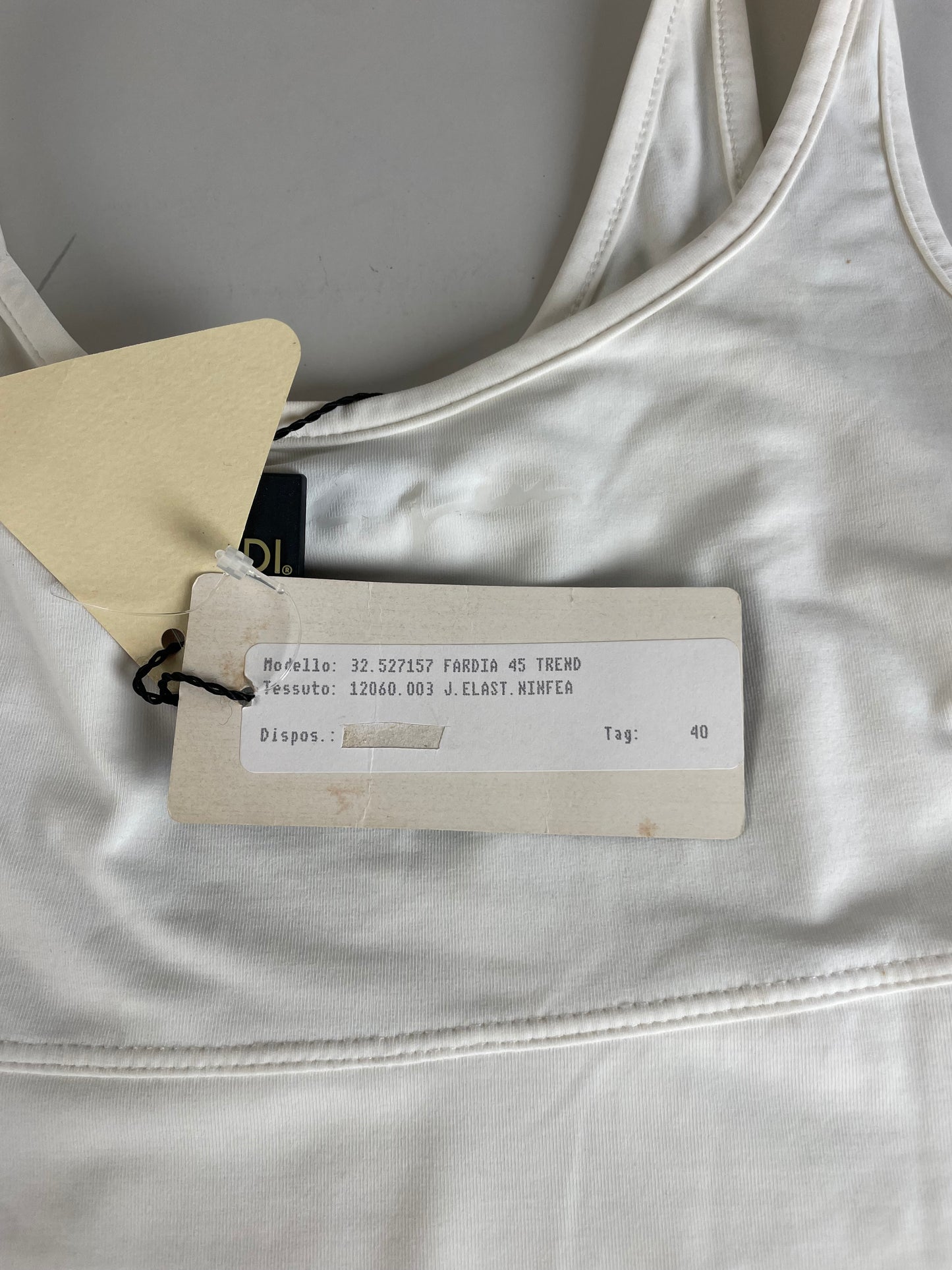 Vintage Fendi Logo Bodycon Dress White XS