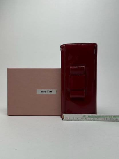 Vintage Miu Miu Patent Leather wallet pink