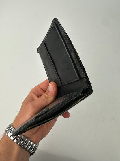 Vintage Cartier Leather Bifold Wallet Black
