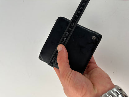 Vintage Cartier Leather Bifold Wallet Black