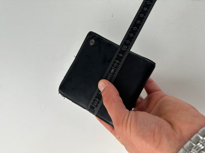 Vintage Cartier Leather Bifold Wallet Black