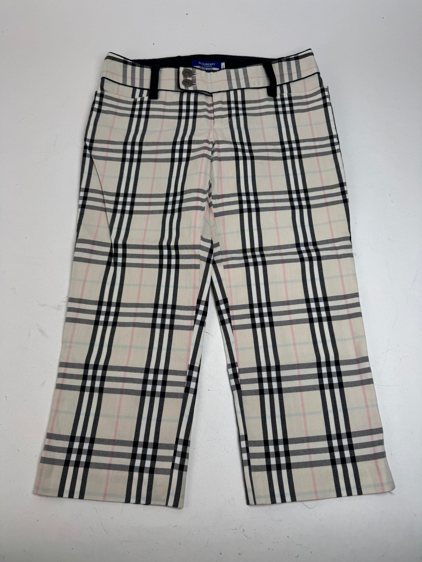 Vintage Burberry Nova Check Cotton 3/4 Pants 36/S