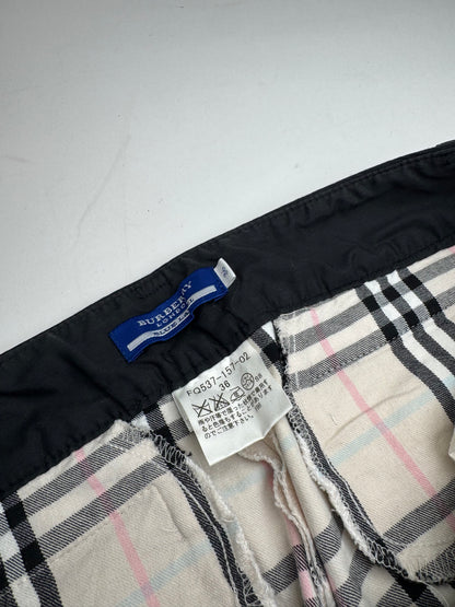 Vintage Burberry Nova Check Cotton 3/4 Pants 36/S
