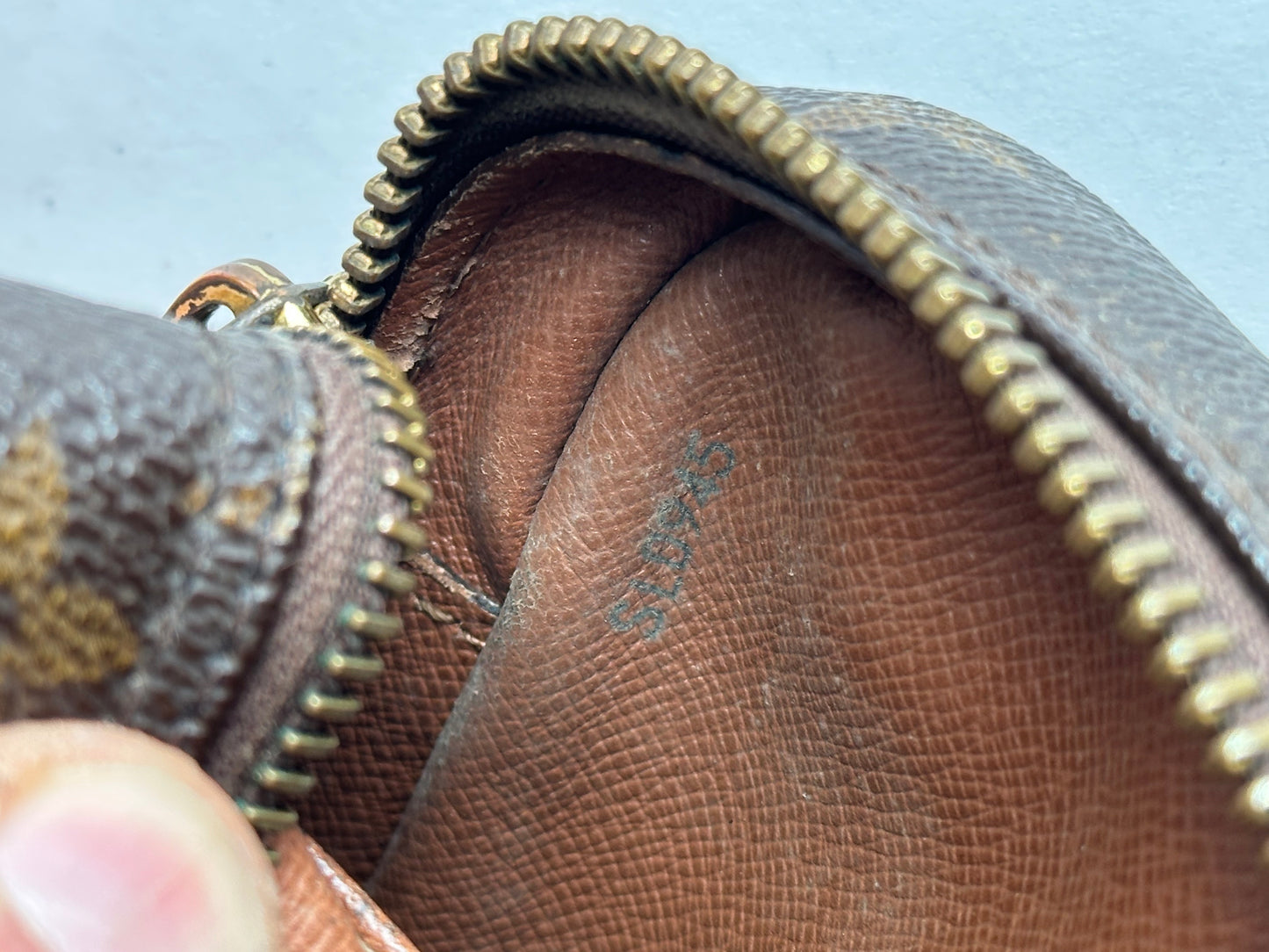 Vintage Louis Vuitton Monogram Clutch Brown
