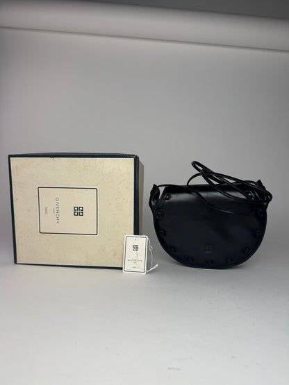 Sac vintage en cuir noir Givenchy