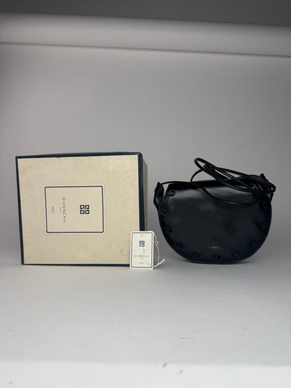 Sac vintage en cuir noir Givenchy