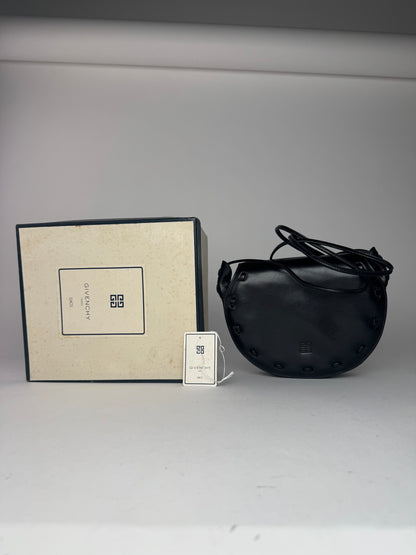 Sac vintage en cuir noir Givenchy