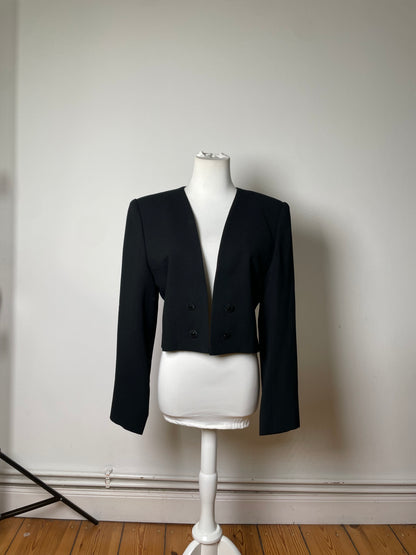 Vintage Chloe Wool Blend Jacket Black L